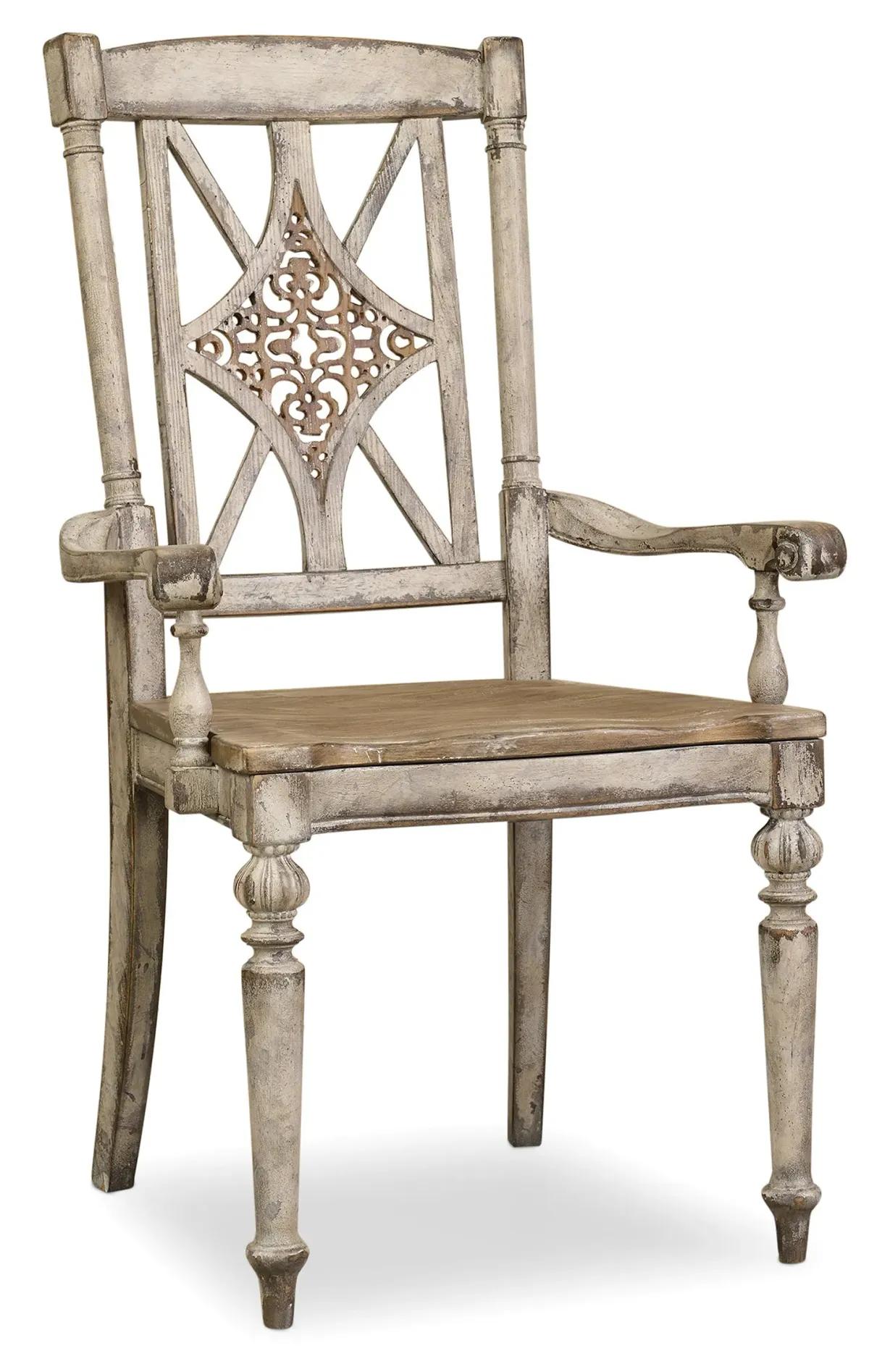 Hooker Furniture Dining Room Chatelet Fretback Arm Chair