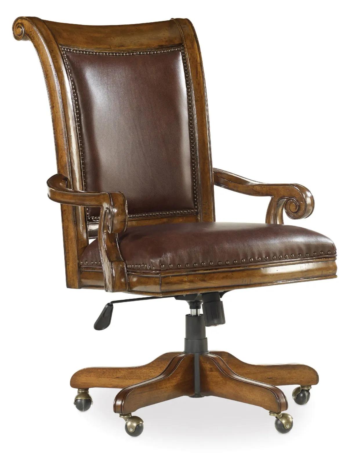 Hooker Furniture Home Office Tynecastle Tilt Swivel Desk Chair