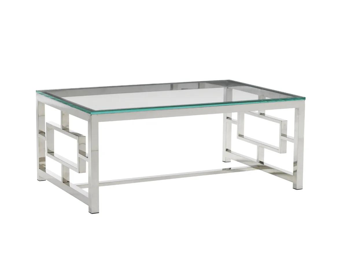 Mirage Russell Glass Top Cocktail Table