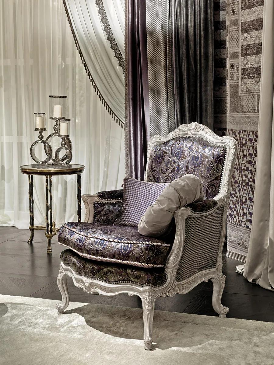 Brass coffee table with eel leather