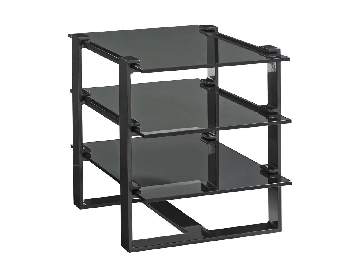 Carrera RHodium End Table