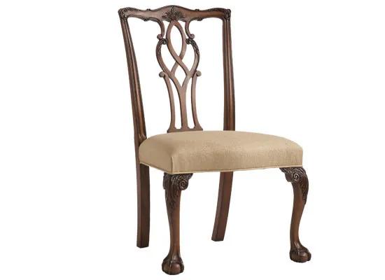 Tall Chippendale Side Chair - Ball and Claw