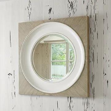 Ambella Federal Mirror - Grey (Large)