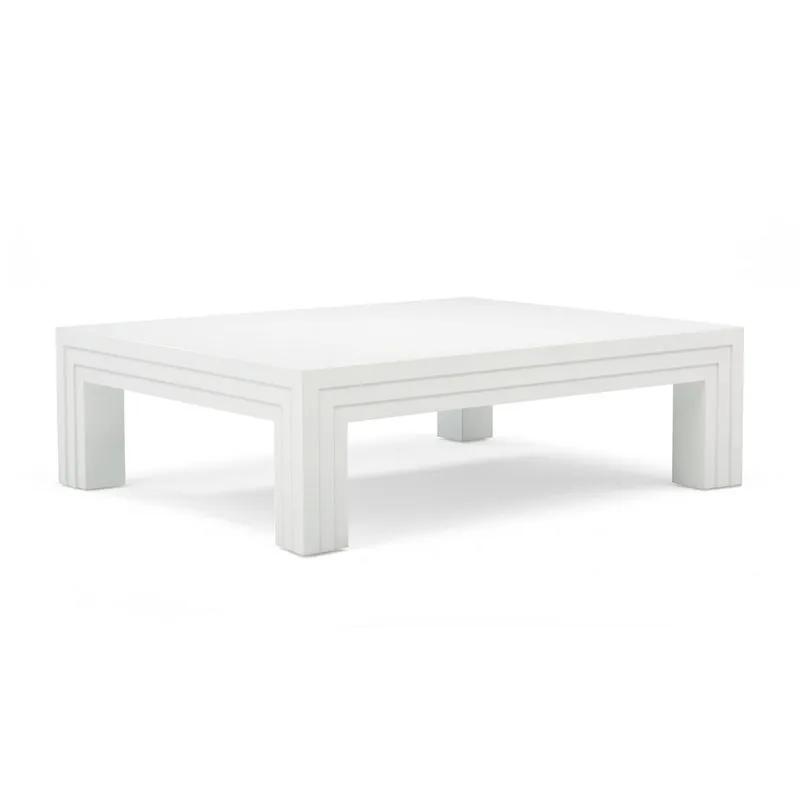 COTE D'AZUR COCKTAIL TABLE - WHITE LACQUER