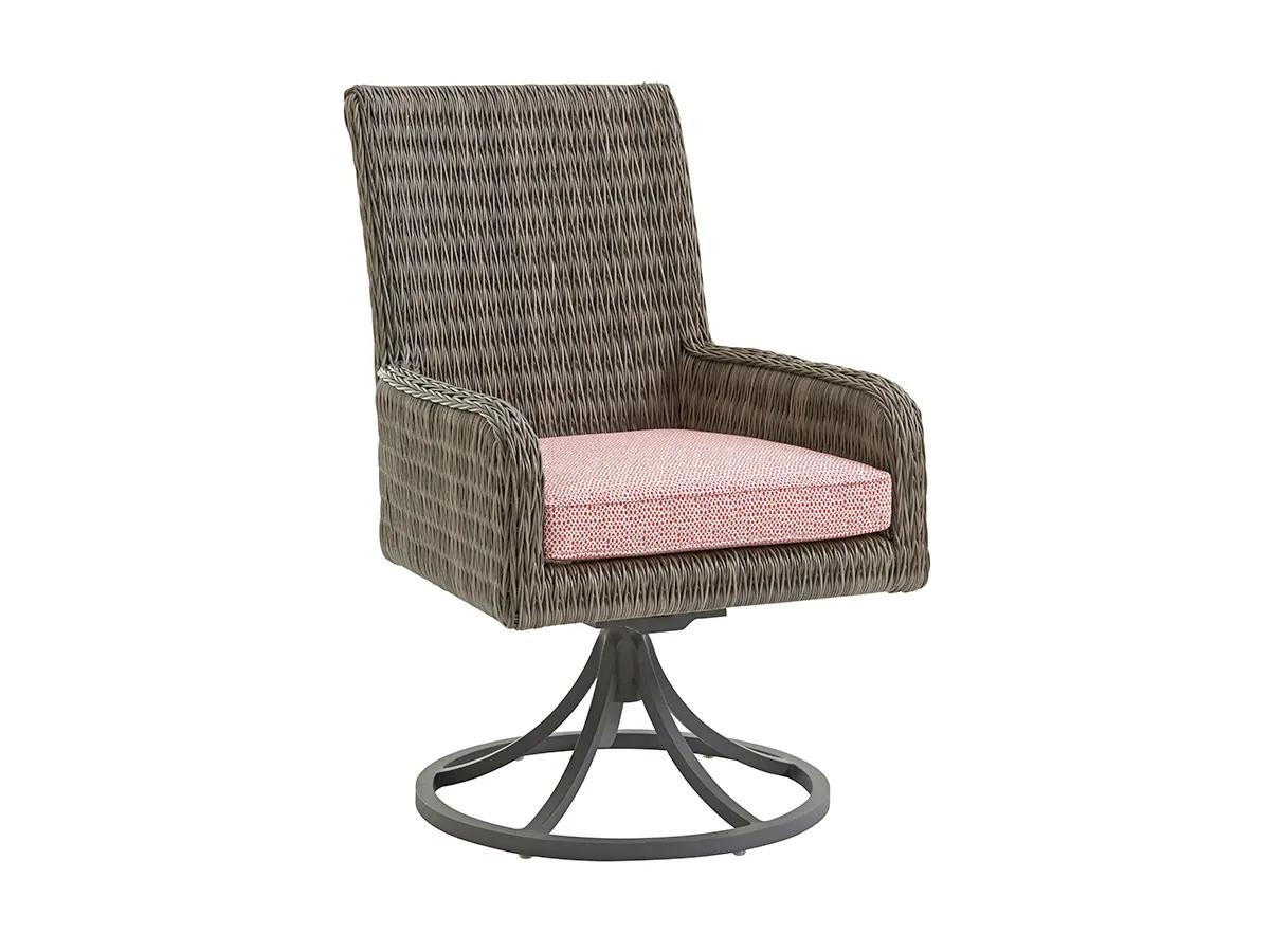 Cypress Point Ocean Terrace Arm Dining Chair Swivel Rocker