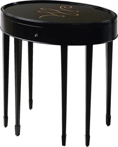 Oval End Table