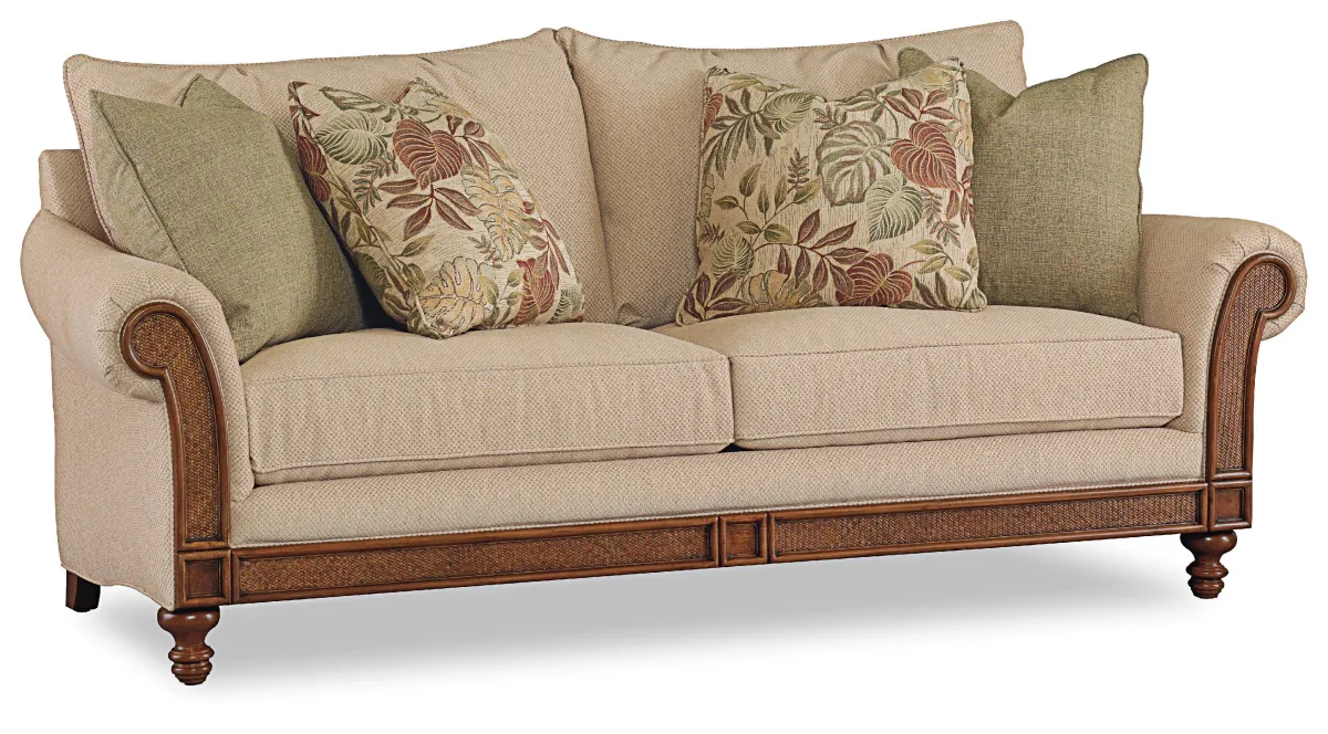 Hooker Furniture Living Room Windward Dart Honey Sofa