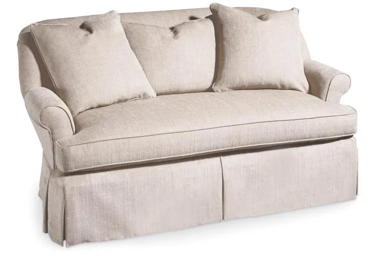 Sarah Skirted Settee