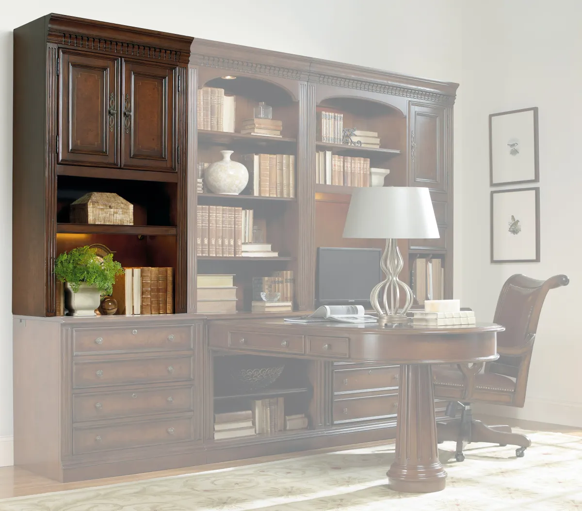 Hooker Furniture Home Office European Renaissance II Door Hutch