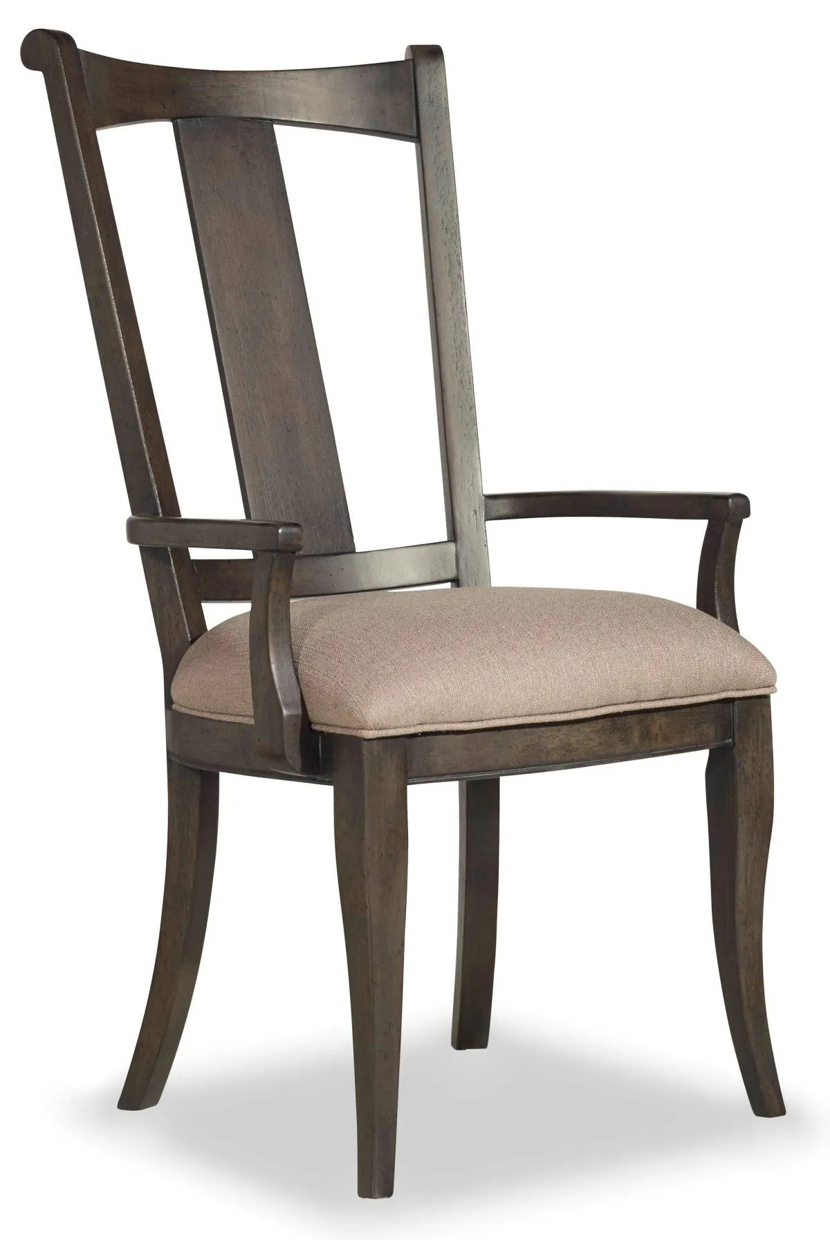 Hooker Furniture Dining Room Vintage West Upholstered Splatback Arm Chair