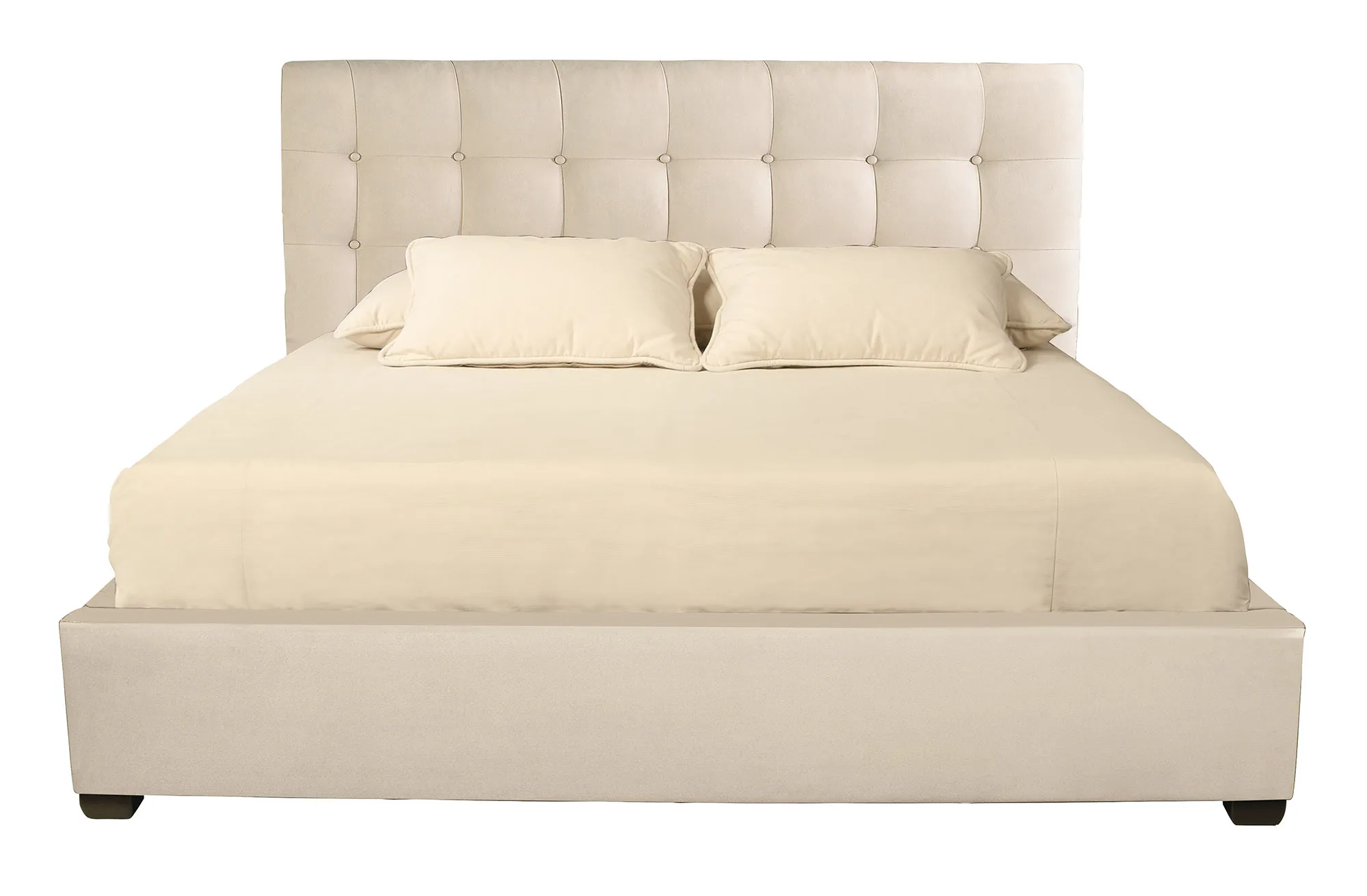 Avery Button-Tufted Bed (54-1/2"H) 