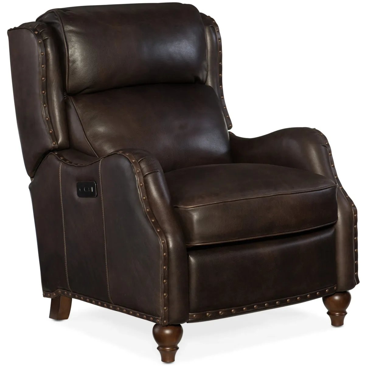 Hooker Furniture Living Room Tutor Power Recliner with Power Headrest