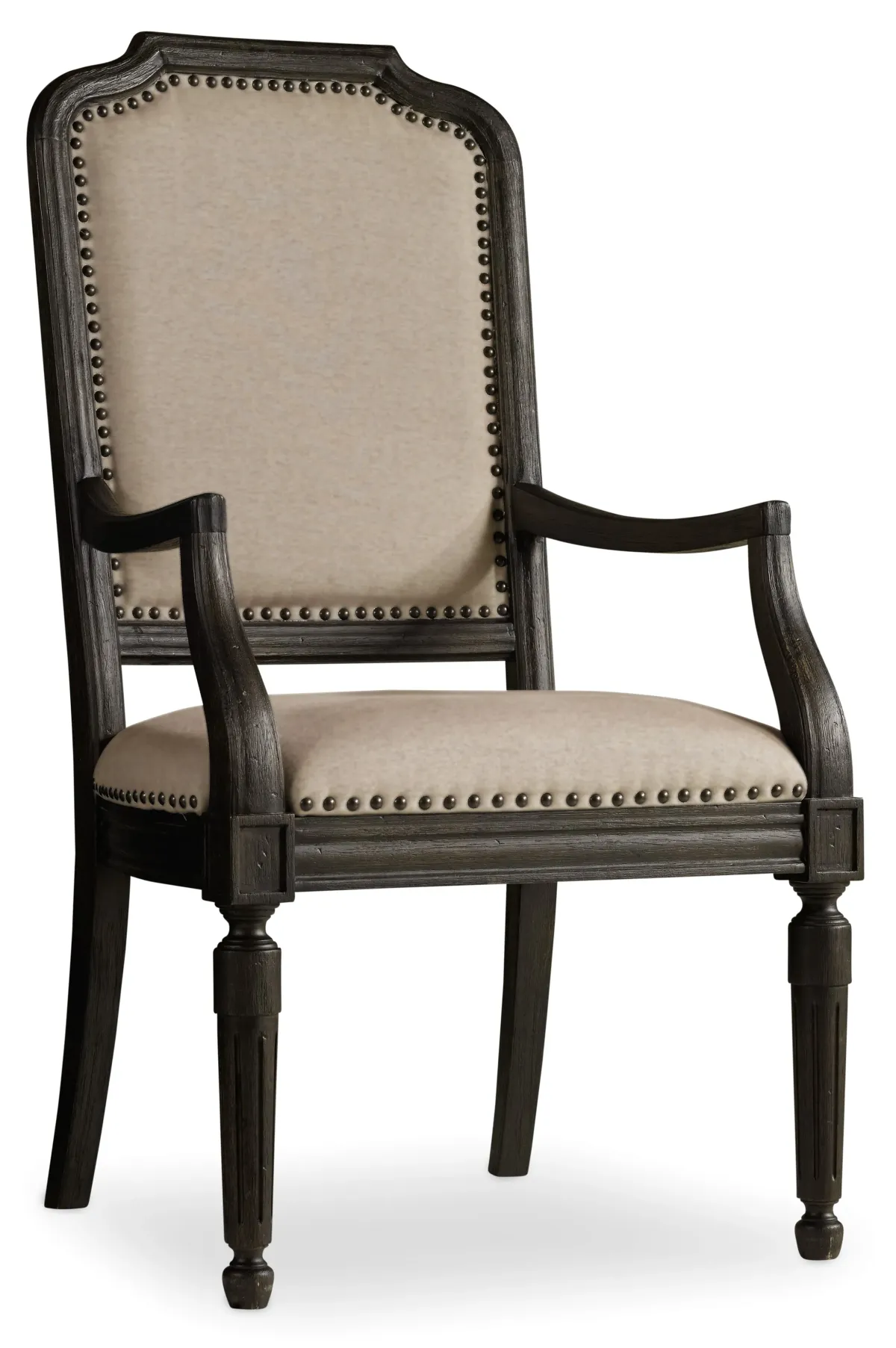 Hooker Furniture Dining Room Corsica Dark Upholstered Arm Chair