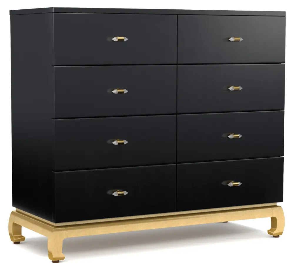 Cynthia Rowley for Hooker Furniture Bedroom The Poet Eight-Drawer Dresser