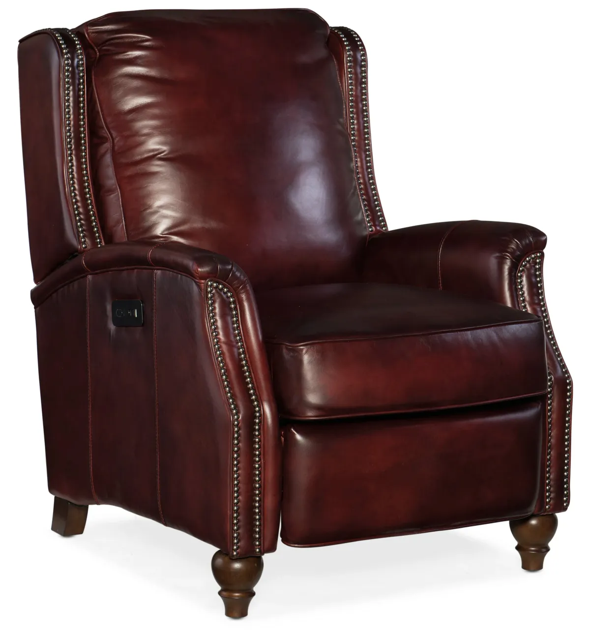 Hooker Furniture Living Room Bran Power Recliner with Power Headrest