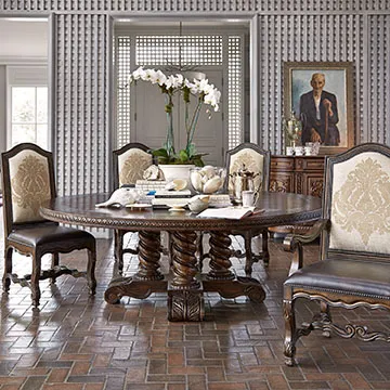 Castilian Round Dining Table - 74"