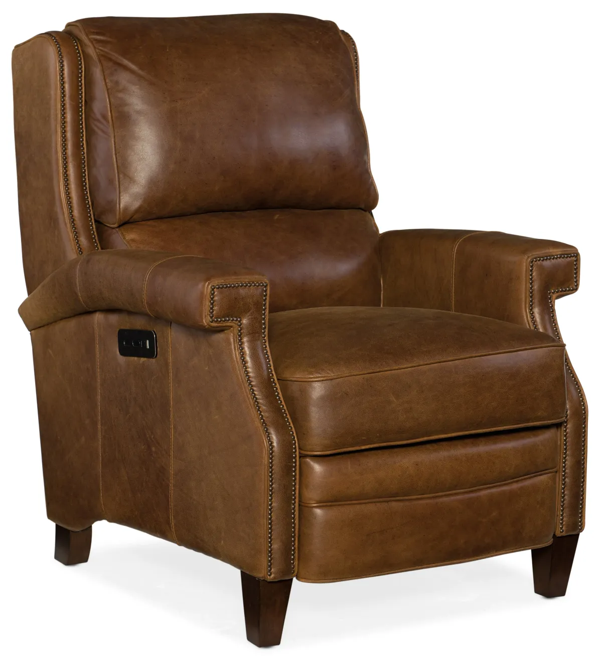 Hooker Furniture Living Room Elan Power Recliner with Power Headrest