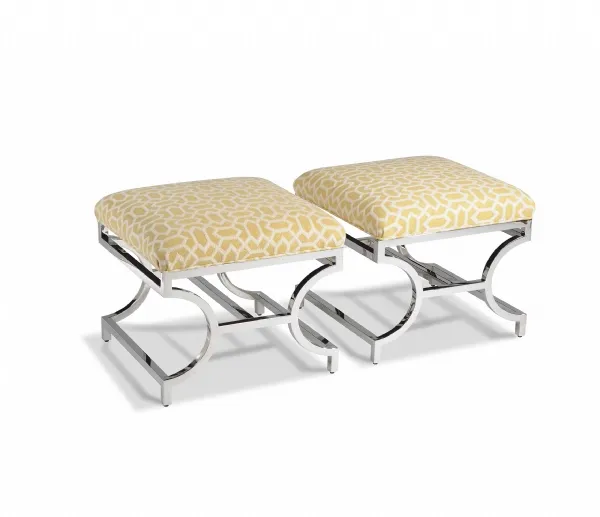 Cotai  Nickel Ottoman