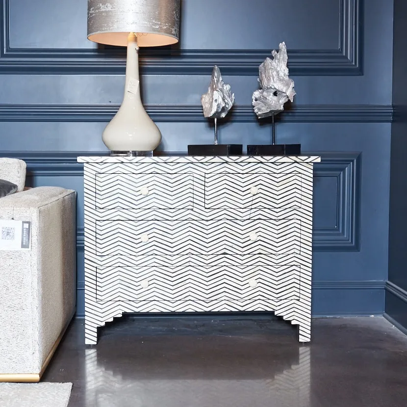 Herringbone Drawer Cabinet 