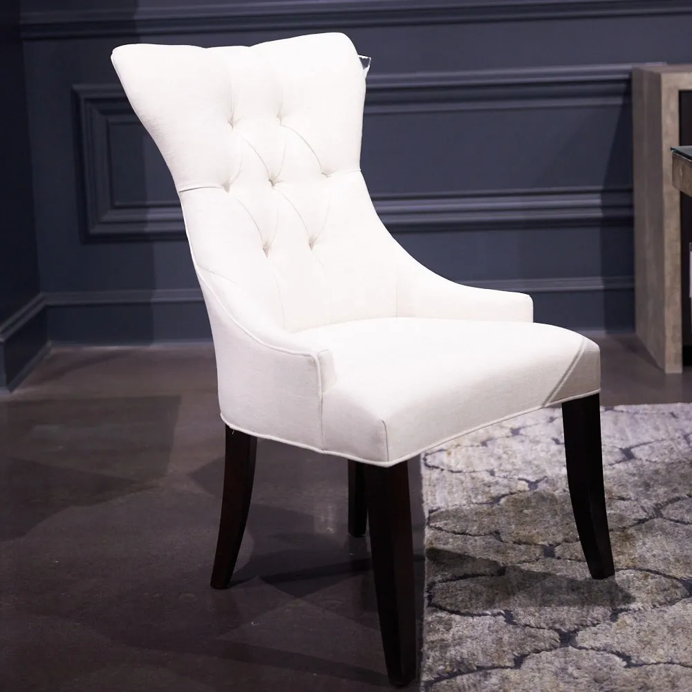Deco Tufted Back Chair 