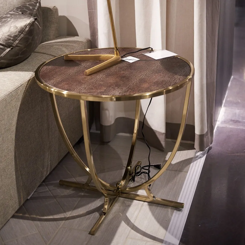Jet Set Round End Table 