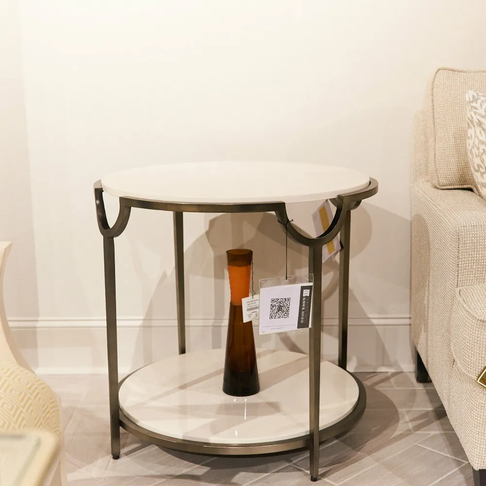 Morello Round End Table 