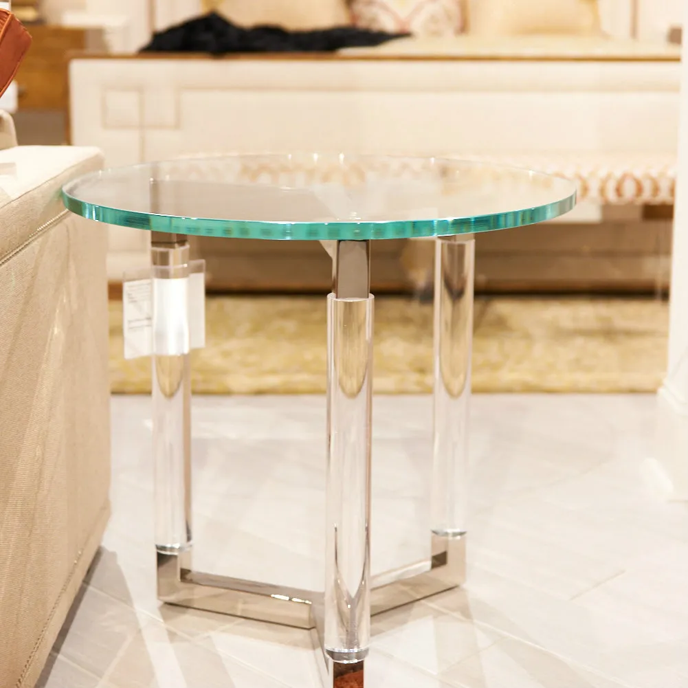 Soho Luxe Round End Table 