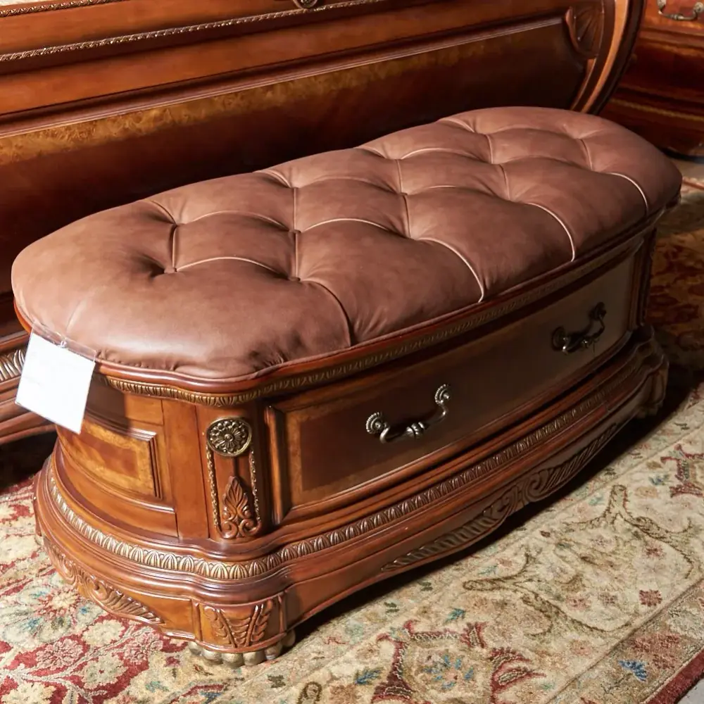 LEATHER BEDSIDE 床尾凳