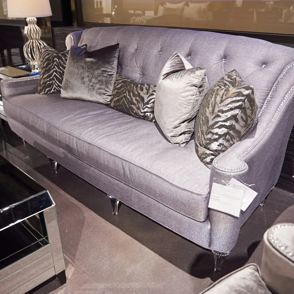 CLEAR WITH CRYSTALS 多人沙发