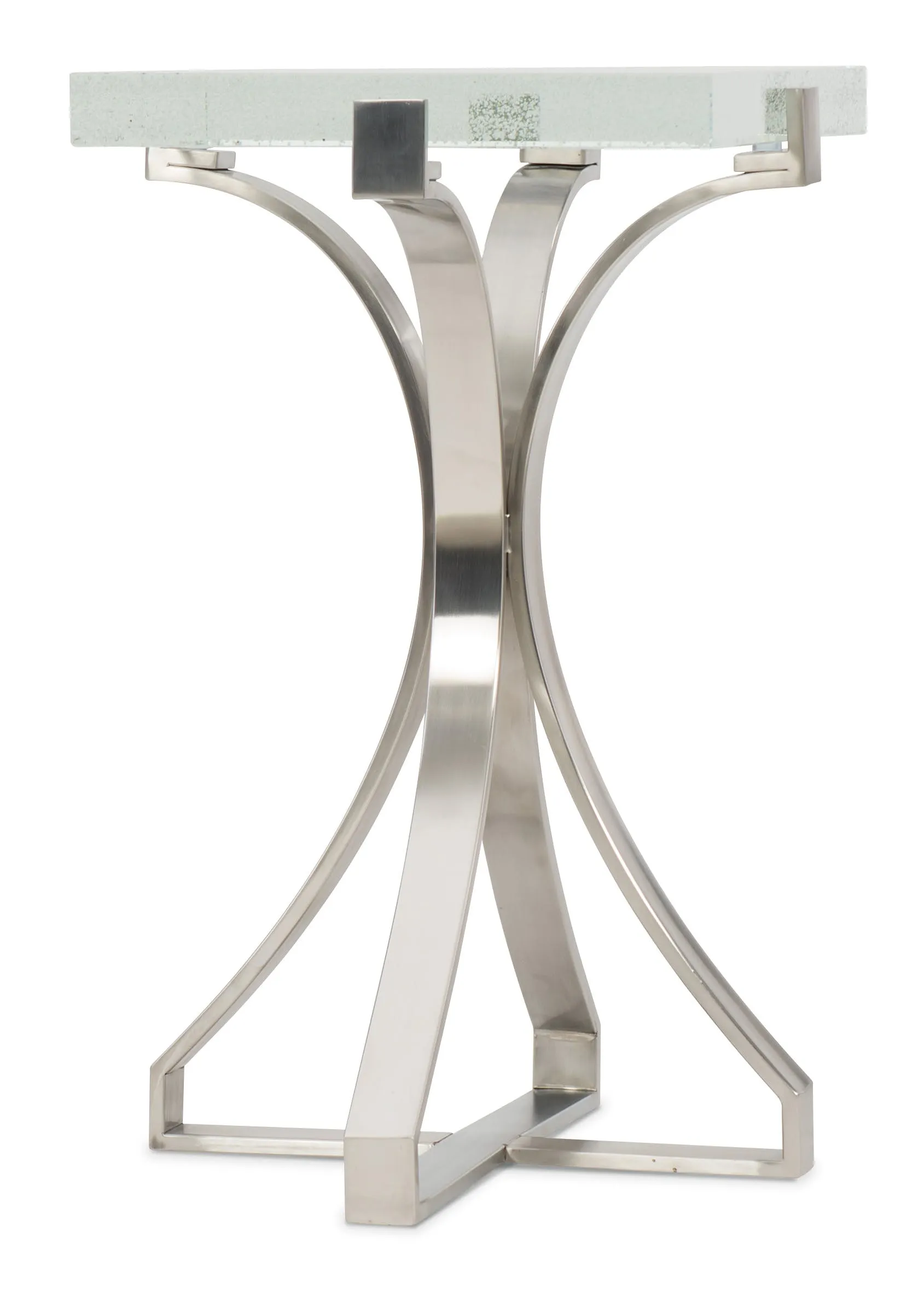 Hooker Furniture Living Room Bubble Glass Accent Table