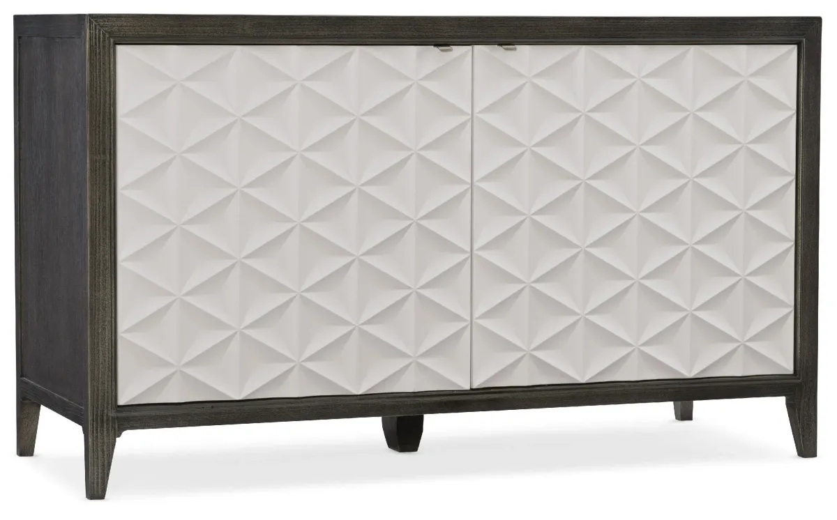 Hooker Furniture Living Room Melange Bellamy Two-Door Credenza