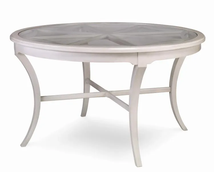 Virginia Round Glass Top Table