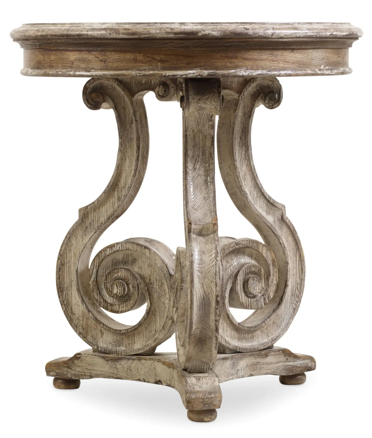 Hooker Furniture Living Room Chatelet Scroll Accent Table