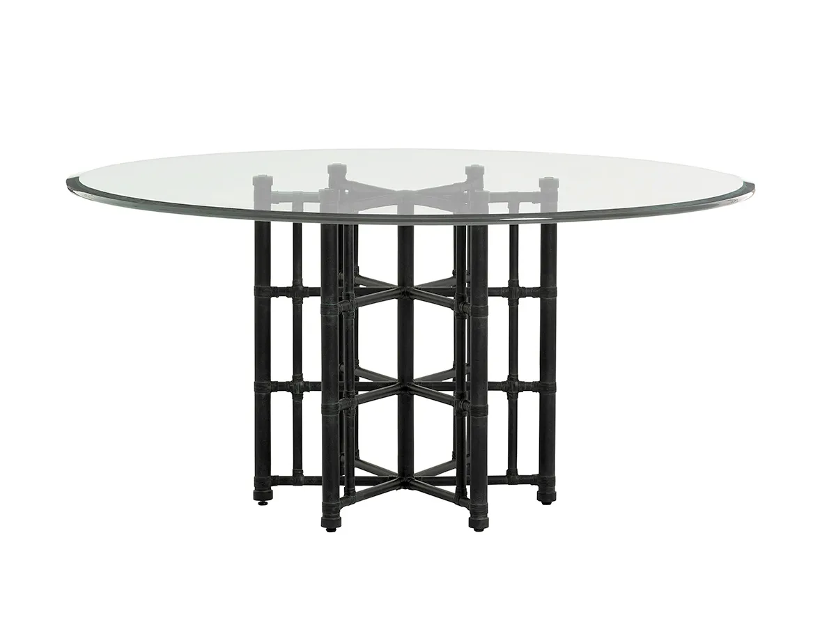 Twin Palms Stellaris Dining Table With Glass Top