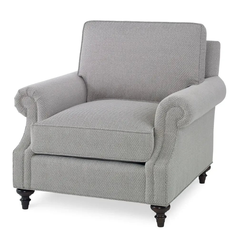 Custom Value Chair - Sloped Roll Arm