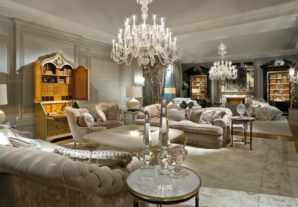 Luxury dark Versailles armchair.