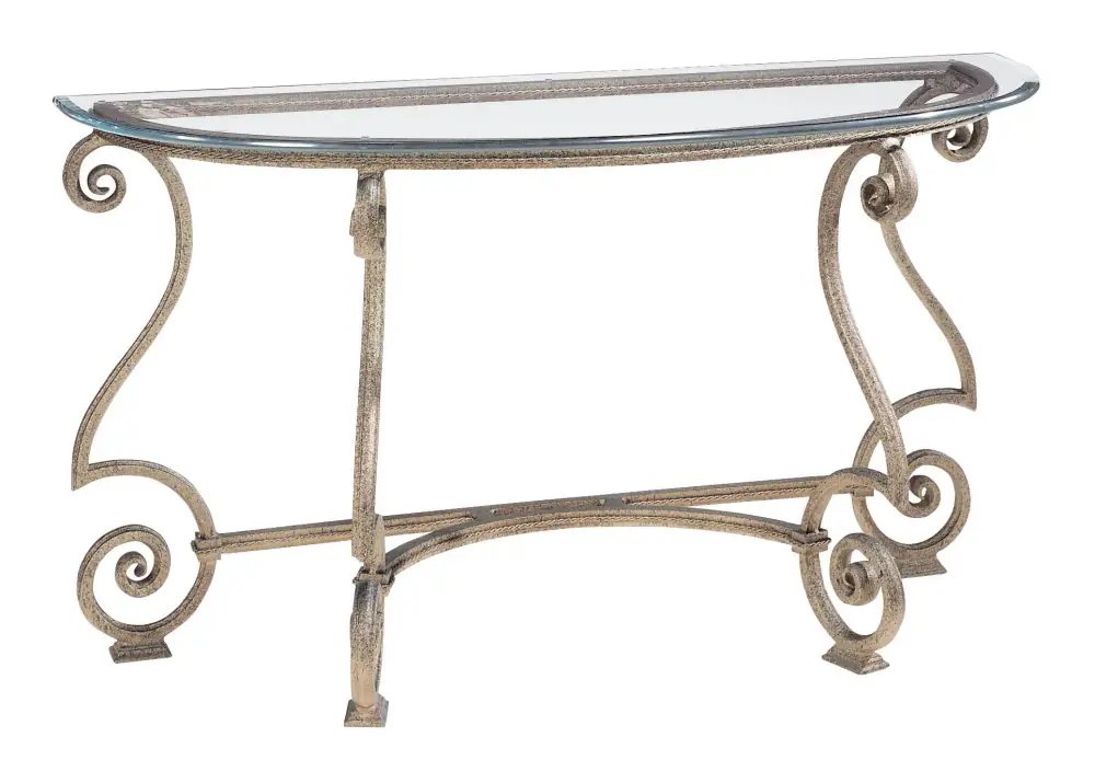 Solano Console Table Glass Top and Base
