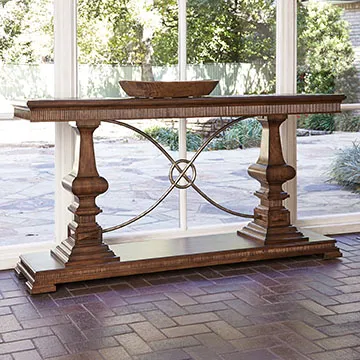 Ambella Woodford Console Table - Nutmeg