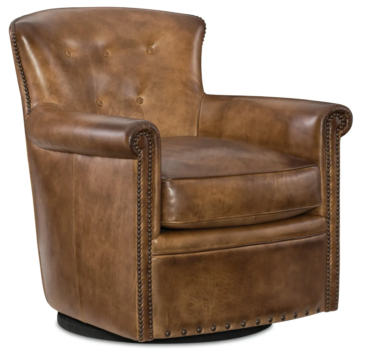 Hooker Furniture Living Room Jacob Swivel Club Chair
