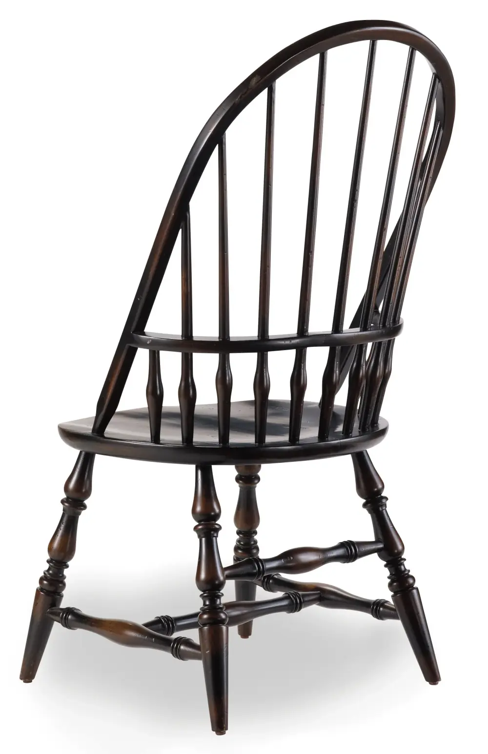 Hooker Furniture Dining Room Sanctuary Windsor Side Chair-Ebony