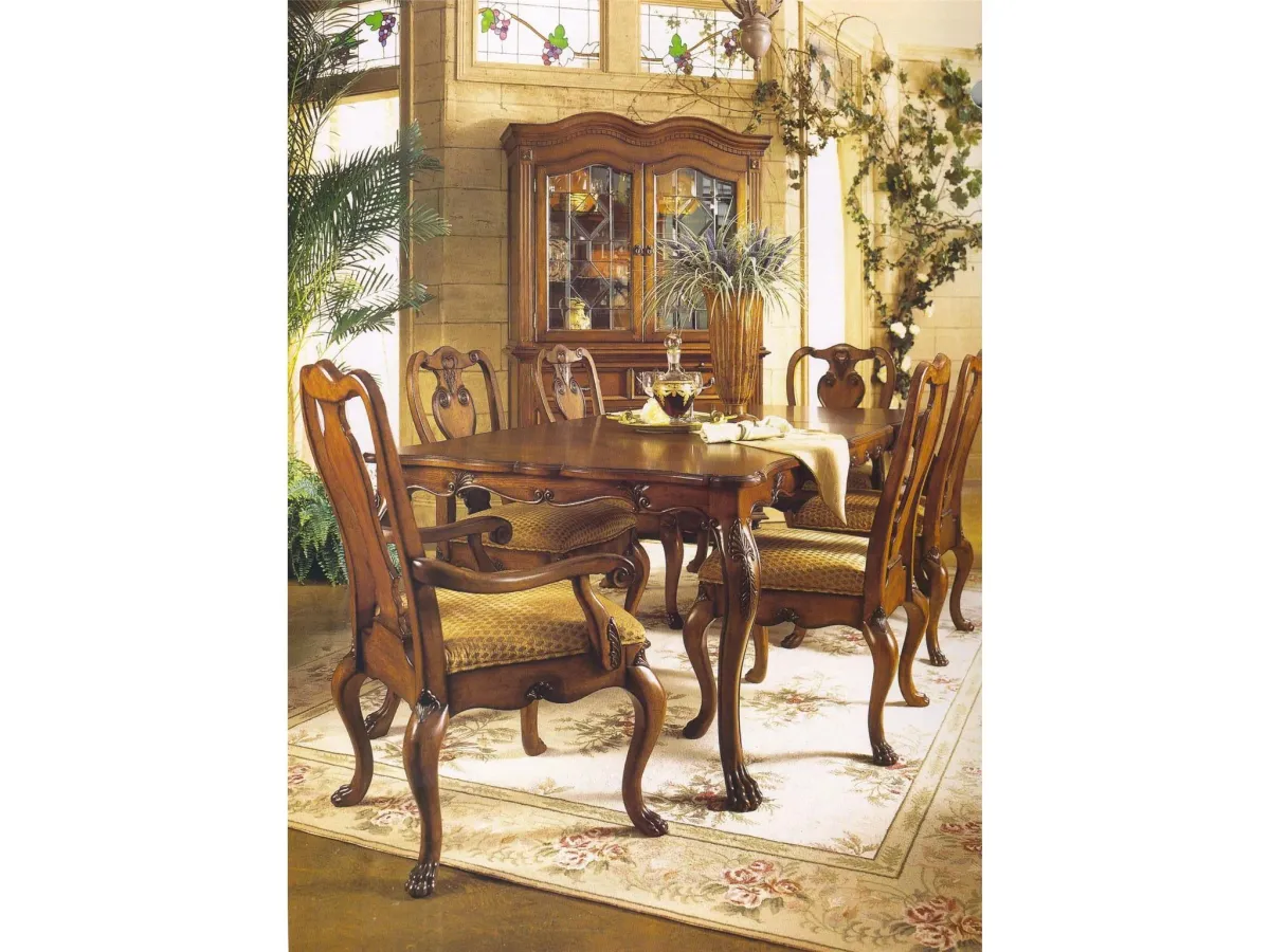 庄园式纵背餐椅