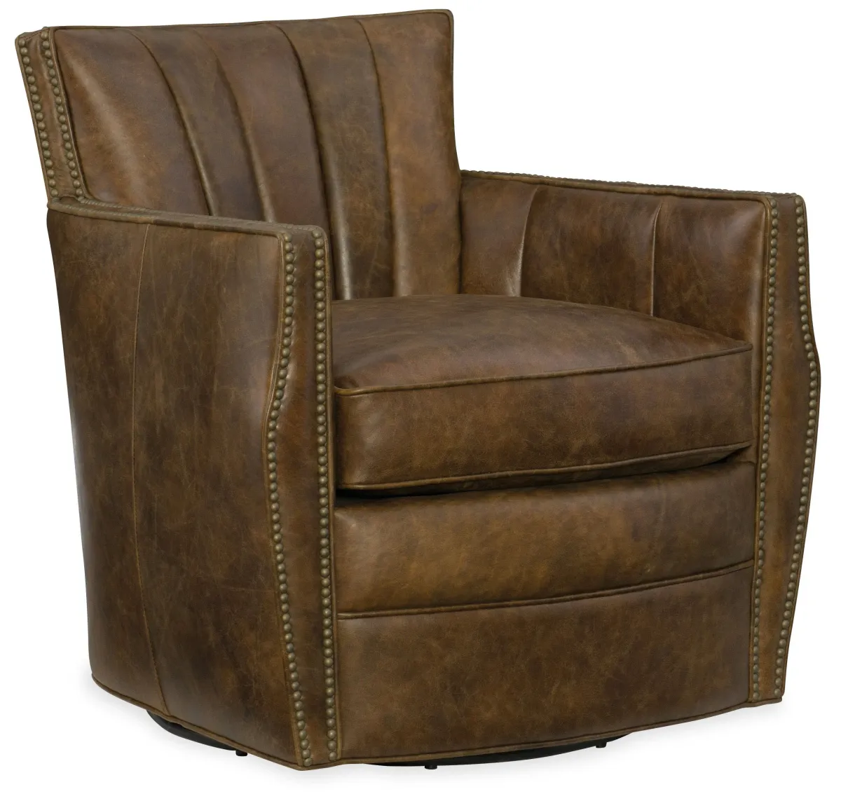 Hooker Furniture Living Room Carson Swivel Club Chair