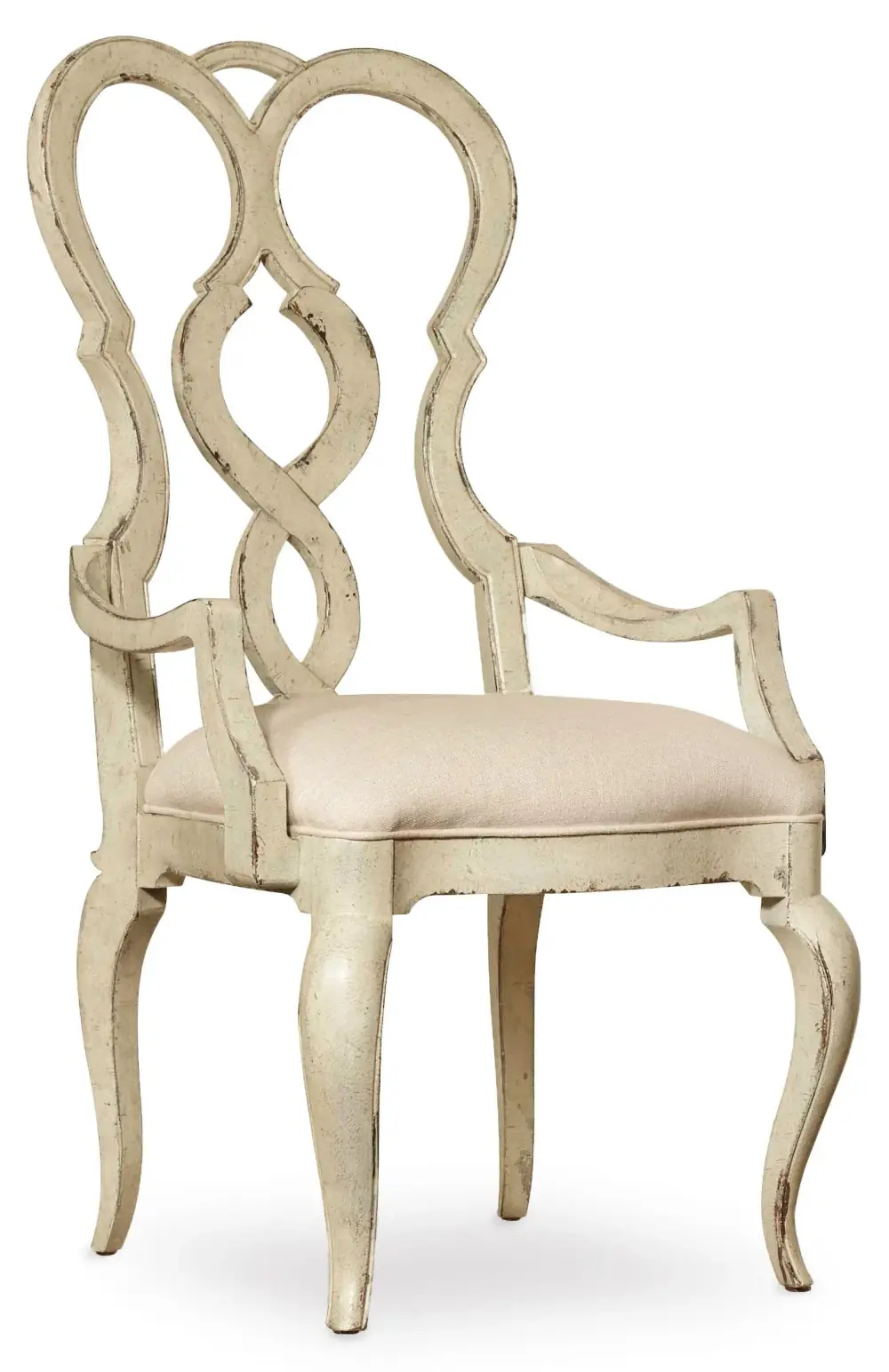 Hooker Furniture Dining Room Auberose Upholstered Splatback Arm Chair