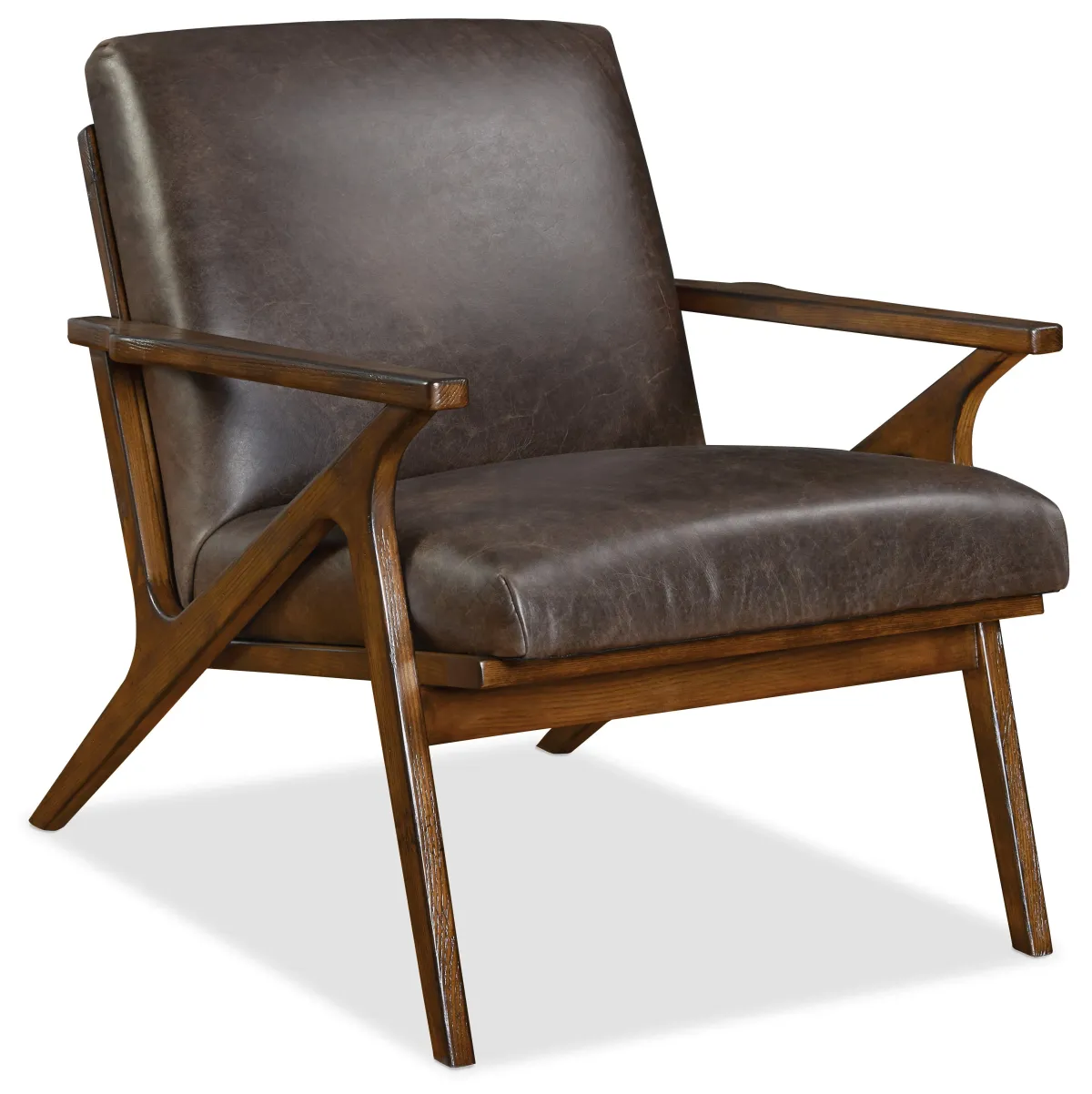Hooker Furniture Living Room Wylie Exposed Wood Chair