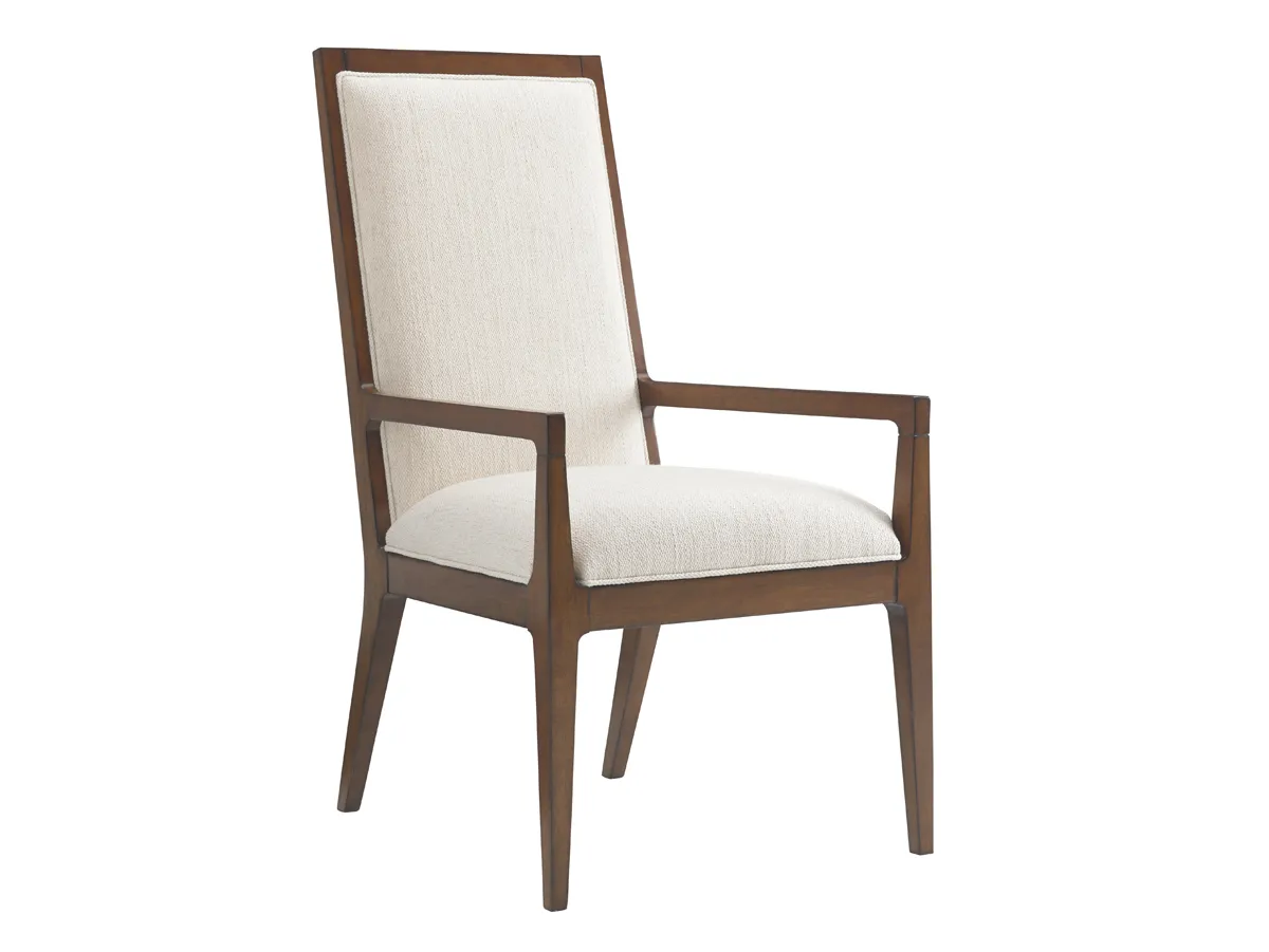 Island Fusion Natori Slat Back Arm Chair