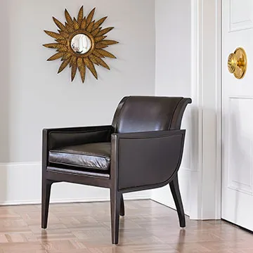 Ambella Aerodynamic Lounge Chair Leather