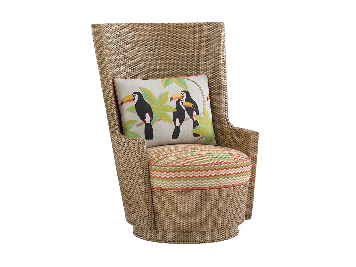 Twin Palms Lago Mar Swivel Chair