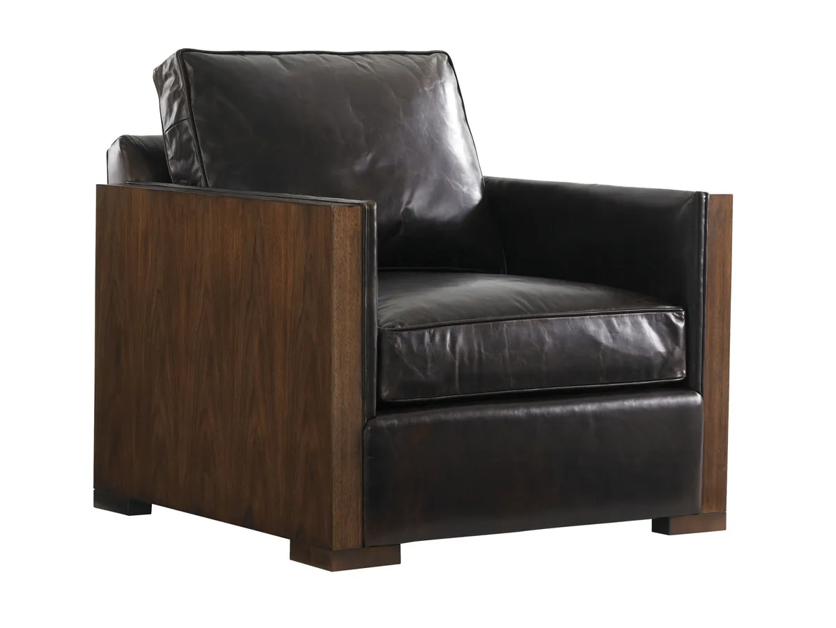 Tower Place Edgemere Leather Chair