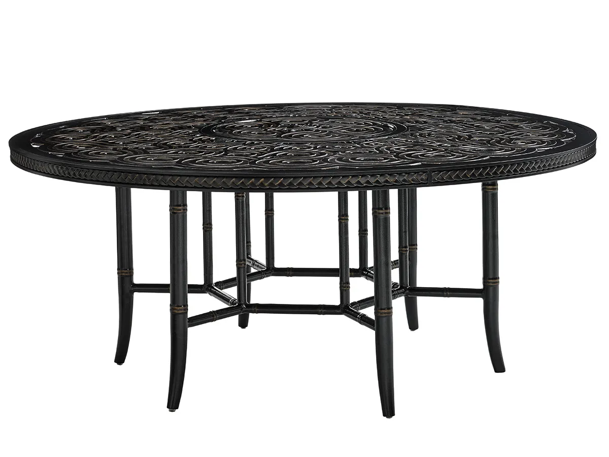 Marimba Dining Table W/Cast Top