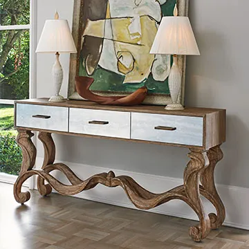 Ambella Voranado Scrolling Console Table